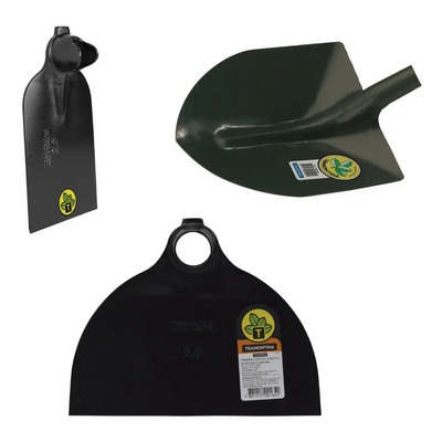 Kit Enxada Larga + Enxadão Largo + Pá De Bico N3 Sem Cabo | Frete grátis