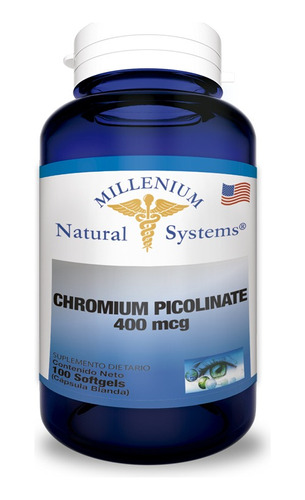 Chromium Picolinate 400 Mcg 100 Sg - Unidad a $419