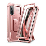 Carcasa Dexnor Con Mica Y Soporte Para Samsung Galaxy S20 Fe