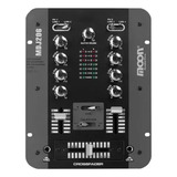 Consola Mixer Moon Mdj206 Dj Stereo 2 Canales