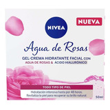Crema Gel Facial Nivea Agua De Rosas Hidratante 50 Ml