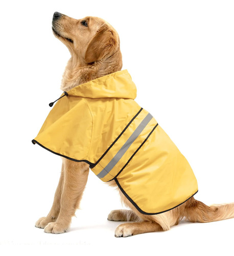Ezierfy Reflective Dog Rain Coats - Chubasquero Impermeable 