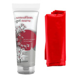 Gel Massagem Sensorial Sensation Corporal Nuru Lençol 220ml