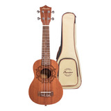 Ukelele Soprano Bamboo Diseño Kailua Con Funda Acolchada