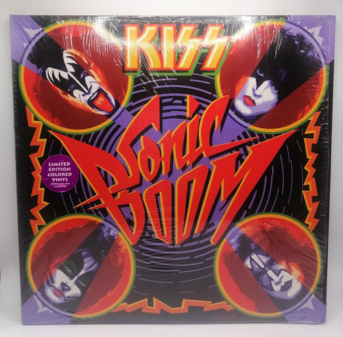 Kiss Sonic Boom Edicion Limitada Vinyl Lp Color Morado 