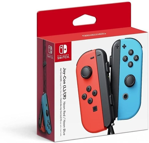 Control Joy Con L R Rojo Azul Neon Nintendo Switch Nuevo 