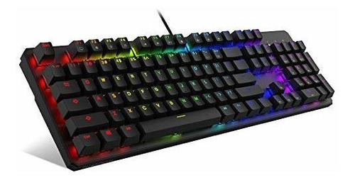 Teclado Mecánico   104, Led Rgb Azul Outemu