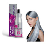 Tinte De Cabello Anven 9.9 Rubio Platinado + Peroxido 20 Vol