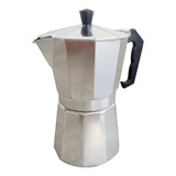 Cafetera Manual Metálica 12 Tazas Tipo Expreso Greca