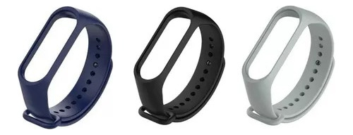 Kit 3 Pulseira Compatível C/ Mi Band 4 Mi Band 3 + Película