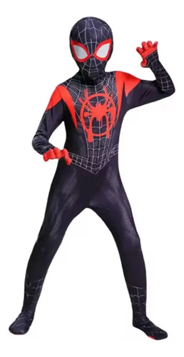 Disfraz De Spiderman Para Niños Y Niñas, Superhéroe Miles Morales, Traje Zentai 3d, Regalo Para Cumpleaños | MercadoLibre