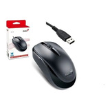 Mouse  Genius Elegante Dx-120 Negro Usb Original Alámbrico