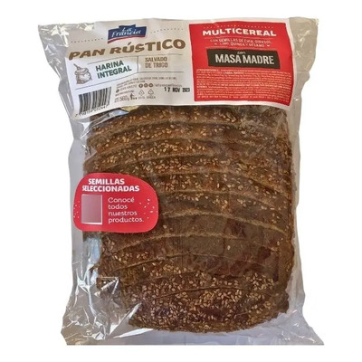 Pan Rustico Con Masa Madre Multicereal La Francia 560 G | MercadoLibre