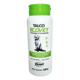 Talco Ecovet Antipulgas Carrapatos Caes Cachorros 100gr