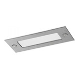 Spot De Embutir Escalera 2.5w Acero Exterior Aluminio Vidrio