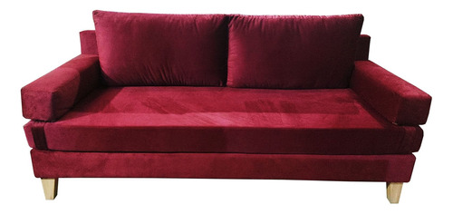 Sillon Sofa Premium Convertible Cama Pana Antimancha Lavable