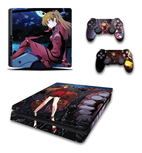 Skin Personalizado Para Ps4 Slim Anime (1239)