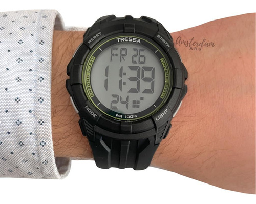 Reloj Tressa Hombre Modelo Lucas Alarma-sumergible Garantia