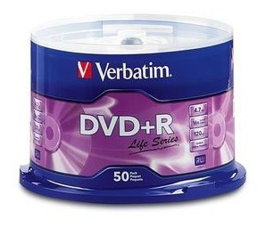 Dvd-r Verbatim 97174 Imprimible 4.7 Gb 16x Campana C/ 50