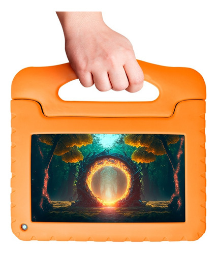 Tablet Kid Pad Nb412 4gb Ram 64gb Android Laranja Multi