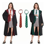 Capa De Harry Potter Bordada Con Corbata De Insignia 2piezas