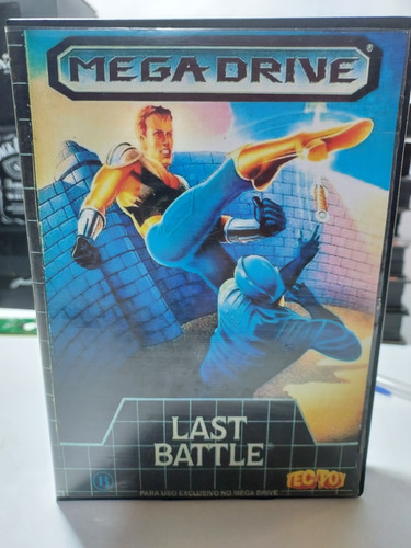 Fita Mega Drive Last Battle Original Com Caixa Repro