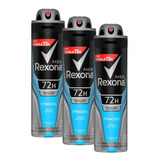 Kit 3 Desodorantes Antitranspirantes Rexona Xtracool 150ml