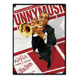 #479 - Cuadro Vintage 30 X 40 Louis Armstrong Trompeta Jazz