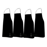 Delantal Gastronomico Cocina Antimancha Pack X 4 Unidades