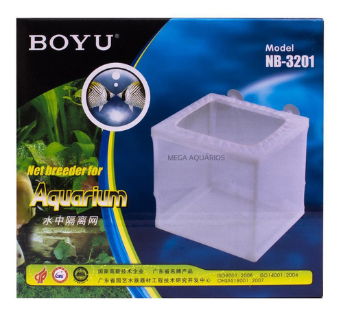 Incubadora Para Peixe Alevino Boyu Nb-3201 16x15 Cm
