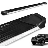 Estribo Lateral Hilux 2019 2020 2021 Cd Alumínio Preto A4