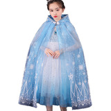 Frozen Elsa Niñas Vestido De Princesa, Capa, Traje De Fiesta