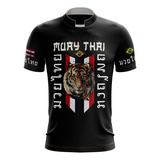 Camisa Muay Thai Tiger Elite Camiseta Kick Boxing Luta Treno