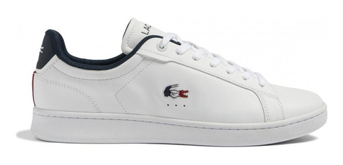 Tenis Lacoste Carnaby Pro Tri Blanco Azul Hotsale