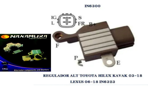 Regulador Alternador Fjcruiser 4runner Tundra Sequoia In6300 Foto 5