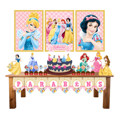 Kit Festa Só Um Bolinho Tema Princesas