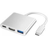 Adaptador Hub 4k Usb C Usb 3.0 Hdmi Compatible Pc Mac 3 En 1