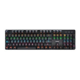 Teclado Gamer Mecanico Pc Led Clover X + Protector Oferta