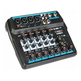 U6 Audio Mixer Interfaz De Controlador De Sonido Dj De ...