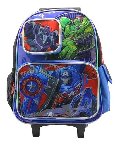 Mochila Avengers Marvel Vengadores Roboticos Héroes Carro