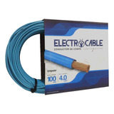 Cable Unipolar Electrocable 4mm X 100m Varios Colores