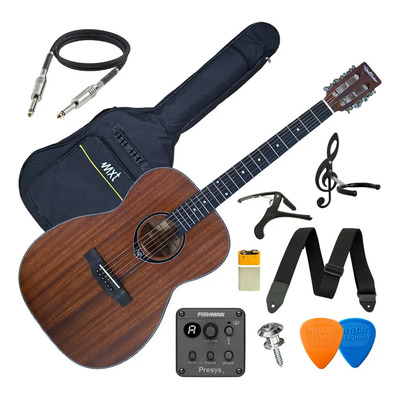 Violão Eletroacústico RedBurn RB-GSM Mahogany 6 Cordas Parlor c\u002F Captação Fishman | Parcelamento sem juros