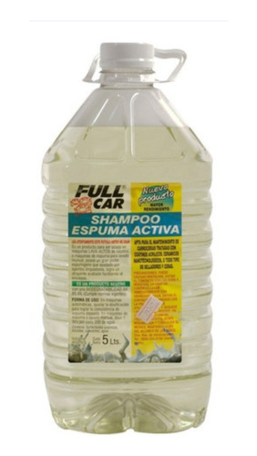 Full Car Directo Espuna Activa Shampoo Ph Neutro Foam Lance 