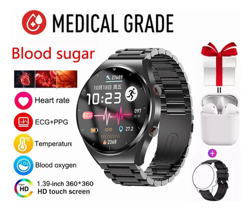 Reloj Inteligente Para Hombre Para Huawei Ios /ecg+ppg Hrv