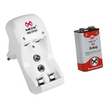 Bateria Recarregável 9v Mox + Carregador Rápido Mox Cp-30