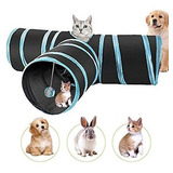 Juguete Tunel Para Gatos Lukovee, Tubo Plegable De Papel Cr