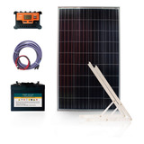 Kit Solar Portátil Panel 100w Batería Agm Completo | Ultra