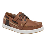 Audaz Zapato Casual Para Niño Camel, Cod. 41542-1