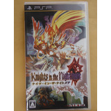 Psp Knights In The Nightmare Playstation Japon Anime Juego