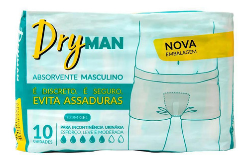 Absorvente Masculino Dryman